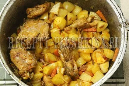 Рагу з курки з картоплею і овочами (рагу) Рагу з курки з картоплею і овочами
