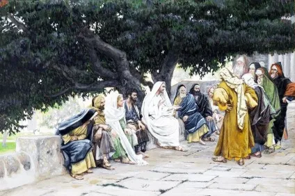 Розмова христа з саддукеями (потягам дізнається любові яка) Розмова христа з саддукеями