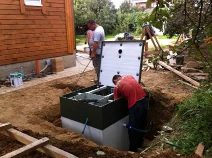 Розташування септика на ділянці