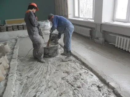 Розчин для стяжки підлоги, вирівнюючий підставу склад суміші, пропорції, марки цементу для нього (підстава) Розчин для стяжки підлоги, вирівнюючий підставу склад суміші, пропорції, марки цементу для нього