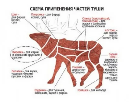 Оброблення туші лося