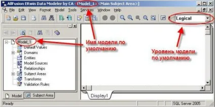 Розробка і підтримка баз даних з erwin dm (Create Model Select) Розробка і підтримка баз даних з erwin dm