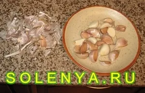 Рецепт - часник маринований по-корейськи (в соєвому соусі) (часник) Рецепт - часник маринований по-корейськи (в соєвому соусі)
