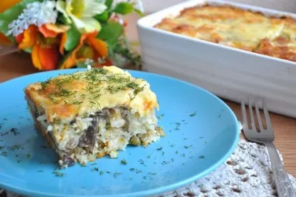 Рисова запіканка з куркою в духовці (духовці) Рисова запіканка з куркою в духовці