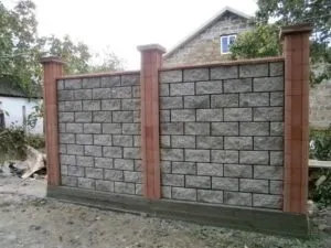 Будівництво паркану з шлакоблоків своїми руками (шлакоблоків) Будівництво паркану з шлакоблоків своїми руками