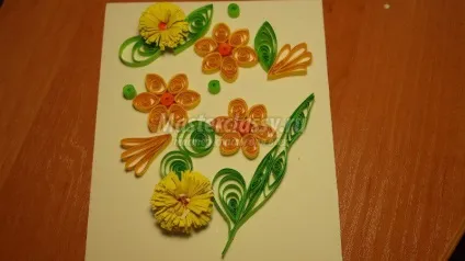 Ромашки і кульбаби в техніці квіллінг (любов'ю) Ромашки і кульбаби в техніці квіллінг