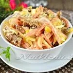 Салат - гранатовий браслет - з копченою куркою, рецепт з фото (майонез) Салат - гранатовий браслет - з копченою куркою, рецепт з фото