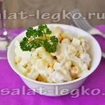 Салат з курки з грибами, рецепт з фото дуже смачний (грибами) Салат з курки з грибами, рецепт з фото дуже смачний