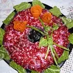 Салат - гранатовий браслет - з копченою куркою, рецепт з фото (копченої) Салат - гранатовий браслет - з копченою куркою, рецепт з фото