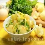 Салат з сайра, яйцем і картоплею, рецепт (яйцем) Салат з сайра, яйцем і картоплею, рецепт