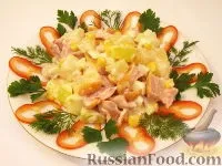 Салат з яблуками, курка з ананасами, рецепти з фото на 8 рецептів (ананасами) Салат з яблуками, курка з ананасами, рецепти з фото на 8 рецептів