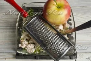 Салат - гранатовий браслет - з копченою куркою, рецепт з фото (браслет) Салат - гранатовий браслет - з копченою куркою, рецепт з фото