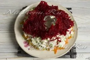 Салат - гранатовий браслет - з копченою куркою, рецепт з фото (салат) Салат - гранатовий браслет - з копченою куркою, рецепт з фото