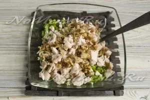 Салат - гранатовий браслет - з копченою куркою, рецепт з фото (копченої) Салат - гранатовий браслет - з копченою куркою, рецепт з фото