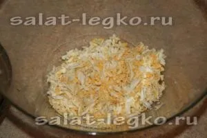Салат з сайра, яйцем і картоплею, рецепт (картоплею) Салат з сайра, яйцем і картоплею, рецепт