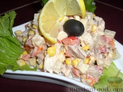Салат з ананасом і куркою частина друга (серйозні відносини) Салат з ананасом і куркою частина друга