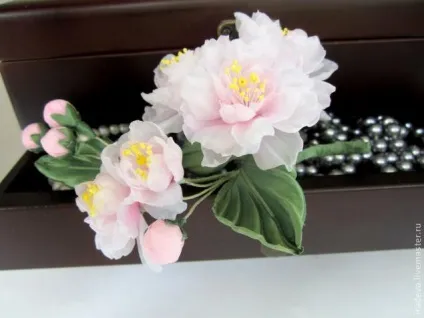 Сакура з шовку - ярмарок майстрів - ручна робота, handmade (сакура з шовку) Сакура з шовку - ярмарок майстрів - ручна робота, handmade