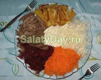 Салат світлофор - корисно і смачно рецепт з фото і відео (салат) Салат світлофор - корисно і смачно рецепт з фото і відео