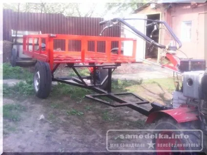 Саморобний причіп до мотоблока