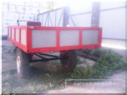 Саморобний причіп до мотоблока