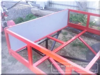 Саморобний причіп до мотоблока