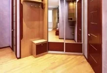 Шафа-купе з дзеркалом в передпокій фото кутових, з двома дверима з шафкою, піскоструминна мода, висота (шафа-купе) Шафа-купе з дзеркалом в передпокій фото кутових, з двома дверима з шафкою, піскоструминна мода, висота