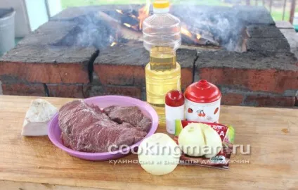 Шашлик з лосятини - кулінарія для чоловіків (як приготувати шашлик з лосятини) Шашлик з лосятини - кулінарія для чоловіків