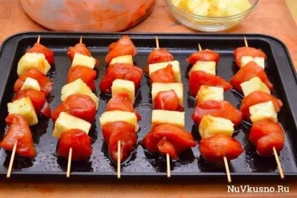 Шашлик з курки з ананасом (шашлик) Шашлик з курки з ананасом