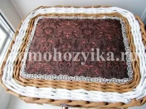 Шкатулка з газетних трубочок-спосіб виготовлення з фото