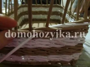Шкатулка з газетних трубочок-спосіб виготовлення з фото