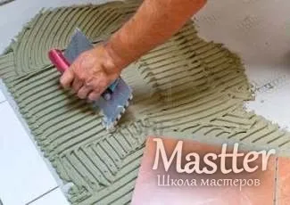 Шпатель металевий для укладання плитки (металевий) Шпатель металевий для укладання плитки