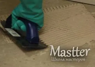 Шпатель металевий для укладання плитки (укладання) Шпатель металевий для укладання плитки