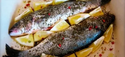 Сібас в духовці, запечений у фользі, в солі і на грилі (грилі) Сібас в духовці, запечений у фользі, в солі і на грилі