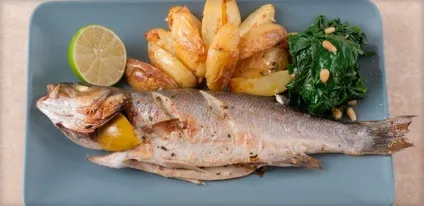 Сібас в духовці запечений в фользі з овочами, картоплею і в солі рецепти приготування з фото і (духовці) Сібас в духовці запечений в фользі з овочами, картоплею і в солі рецепти приготування з фото і