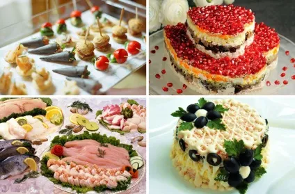 Весільне меню на 50 чоловік - як скласти для святкування вдома або в кафе (кафе) Весільне меню на 50 чоловік - як скласти для святкування вдома або в кафе