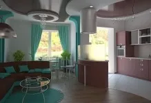 Поєднані натяжні стелі фото підвісних і комбінованих, монтаж підвісів, гарний дизайн в (натяжні) Поєднані натяжні стелі фото підвісних і комбінованих, монтаж підвісів, гарний дизайн в