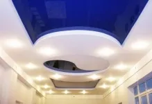 Поєднані натяжні стелі фото підвісних і комбінованих, монтаж підвісів, гарний дизайн в (суміщені) Поєднані натяжні стелі фото підвісних і комбінованих, монтаж підвісів, гарний дизайн в