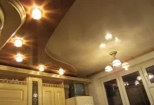 Поєднані натяжні стелі фото підвісних і комбінованих, монтаж підвісів, гарний дизайн в (фото) Поєднані натяжні стелі фото підвісних і комбінованих, монтаж підвісів, гарний дизайн в