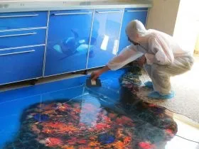 Створення гарного 3d наливної підлоги самостійно - але чи потрібен він в квартирі