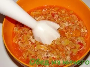 Соус з курки і овочів, обід з нічого (соус) Соус з курки і овочів, обід з нічого