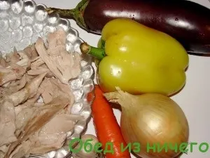Соус з курки і овочів, обід з нічого (соус з куркою і овочами) Соус з курки і овочів, обід з нічого