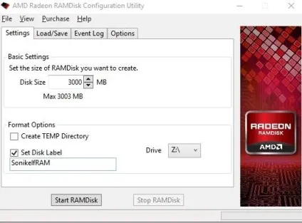 Створюємо диск в оперативній пам'яті windows amd ramdisk - замітки а