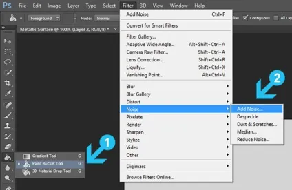 Спосіб створення металевого ефекту в adobe photoshop (уроки) Спосіб створення металевого ефекту в adobe photoshop