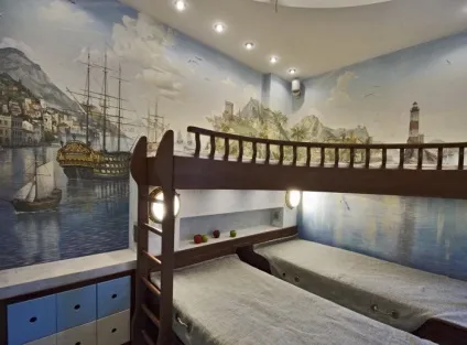 Спальня в морському стилі - фото та Інтер'єр (морському) Спальня в морському стилі - фото та Інтер'єр