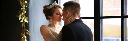 Весілля в золотому кольорі оформлення та фото