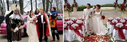 Весілля в королівському стилі - сценарій торжества і оформлення, фото і відео