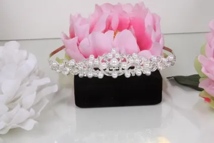 Весільні прикраси з перлів - аксесуари pion-decor (використовується одна велика) Весільні прикраси з перлів - аксесуари pion-decor