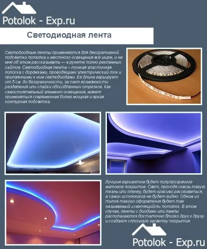 Світиться натяжна стеля особливості, інструкція з монтажу (світиться натяжна стеля) Світиться натяжна стеля особливості, інструкція з монтажу