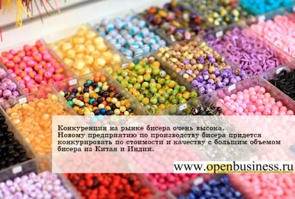 Свій бізнес виробництво бісеру