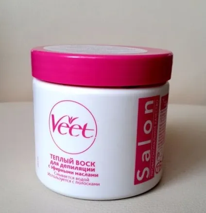 Теплий віск для депіляції з ефірними маслами veet (теплий) Теплий віск для депіляції з ефірними маслами veet